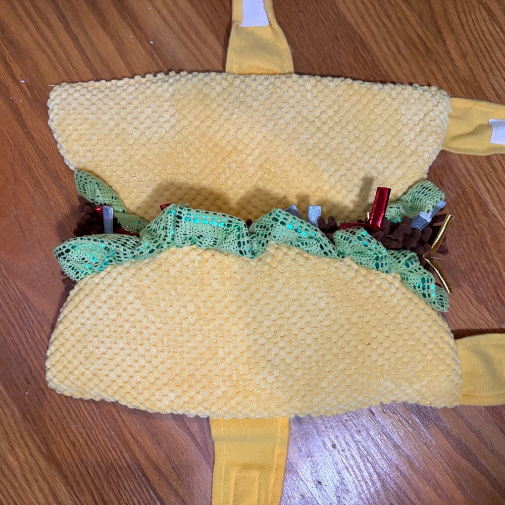 Yellow Taco Dog Costume